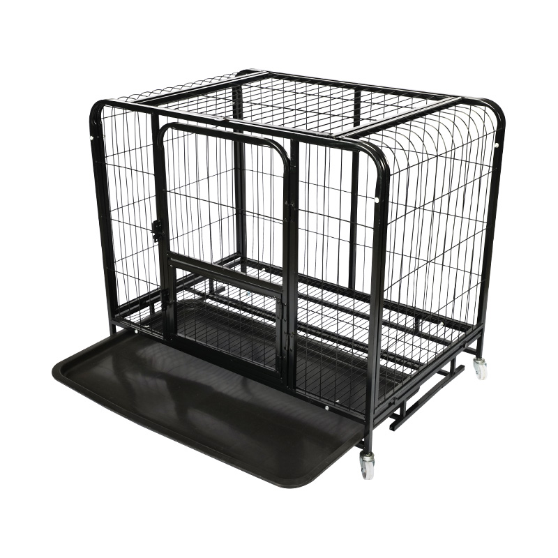 Stor hund metalltrådbur