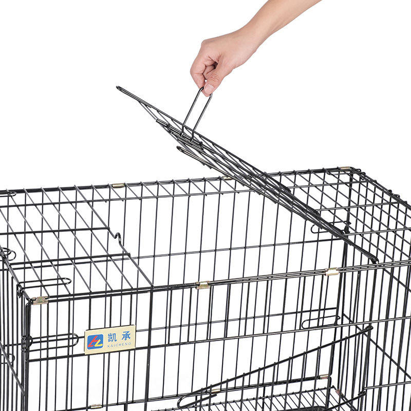 Metall vikbar hundlåda för valpar