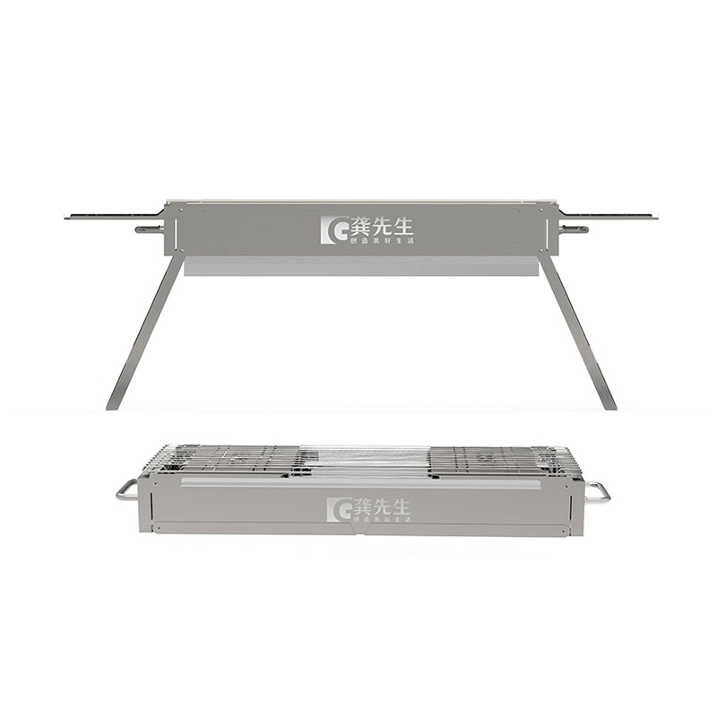 Utomhuspicknick Stor 304 rostfritt stål grillgrill