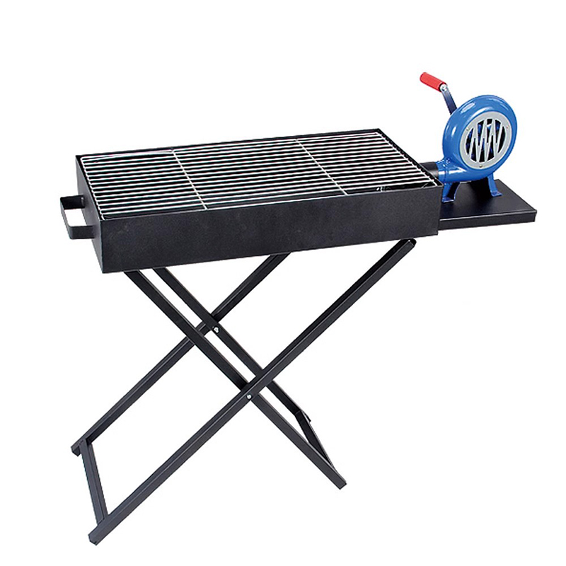 Rostfritt stål vikbara bärbara x-formade grillgrill