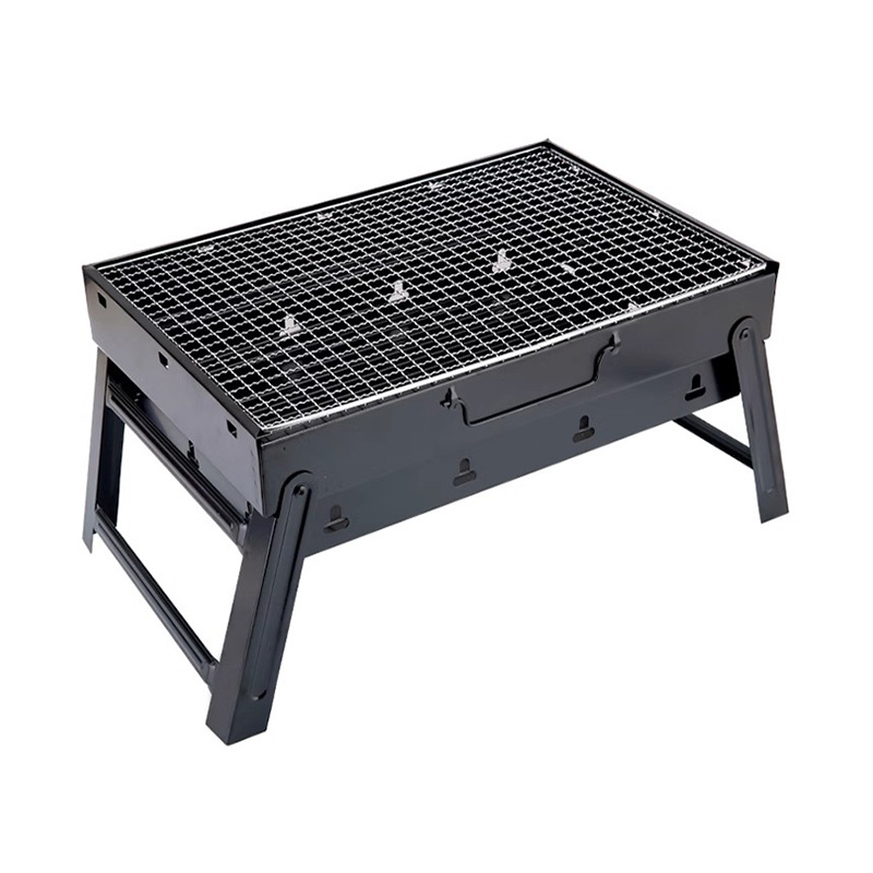 Rostfritt stål vikbara bärbara x-formade grillgrill