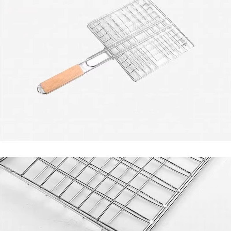 Rostfritt stål grillad fiskklipp